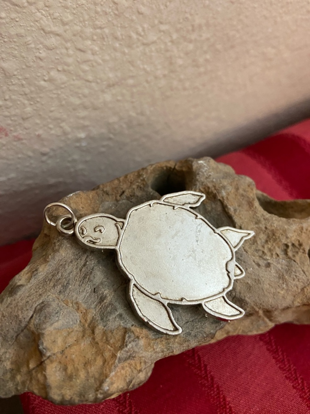 5/$10❤️❤️❤️Silver Tone Turtle Pendant Charm